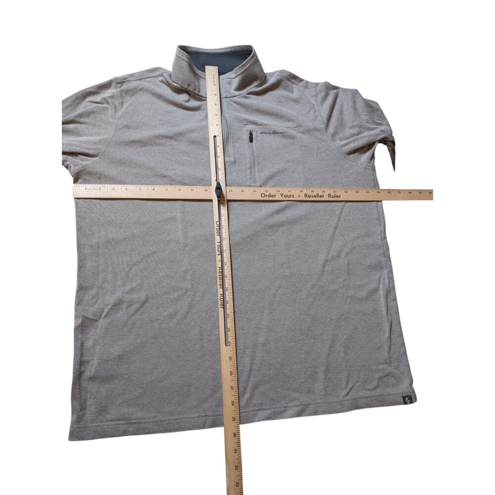 Eddie Bauer Travex Quarter Zip Pullover Mens TXL Tall Light Performance Hiking - Picture 4 of 12